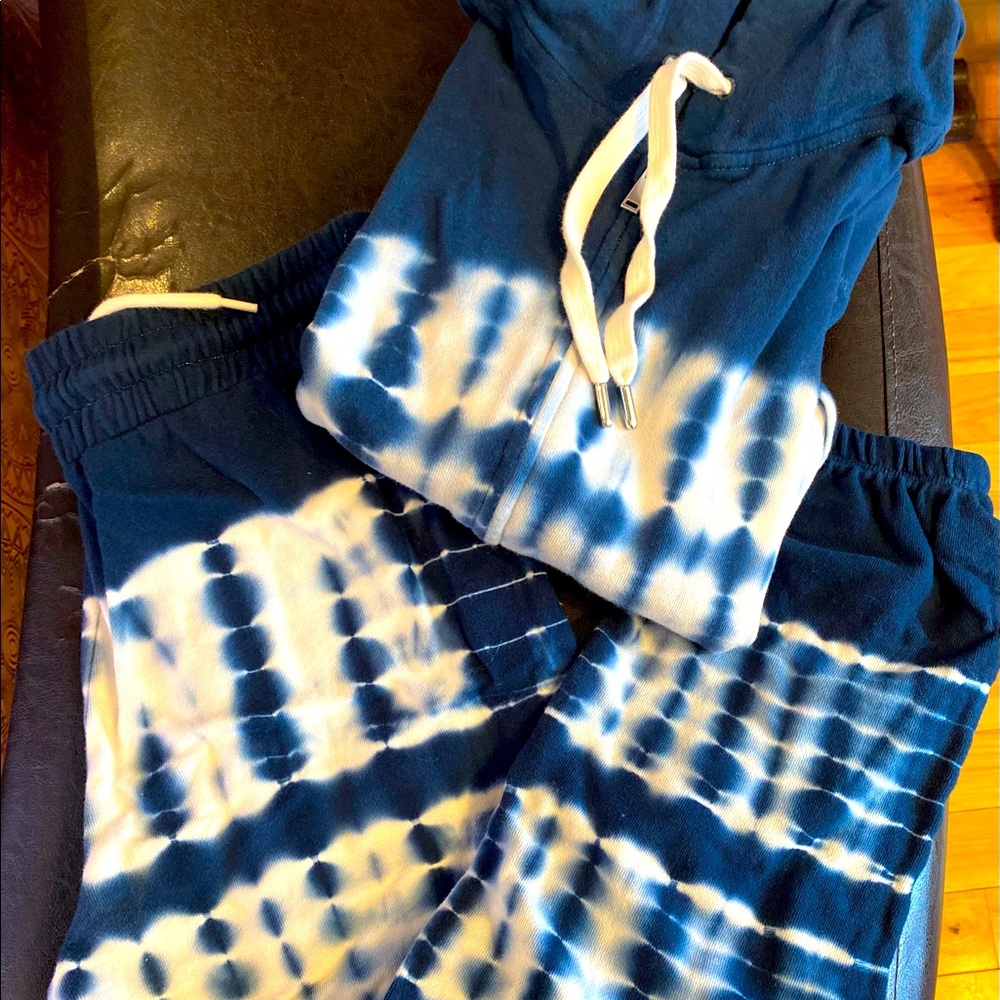 Old navy shibori dyed hoodie&joggers